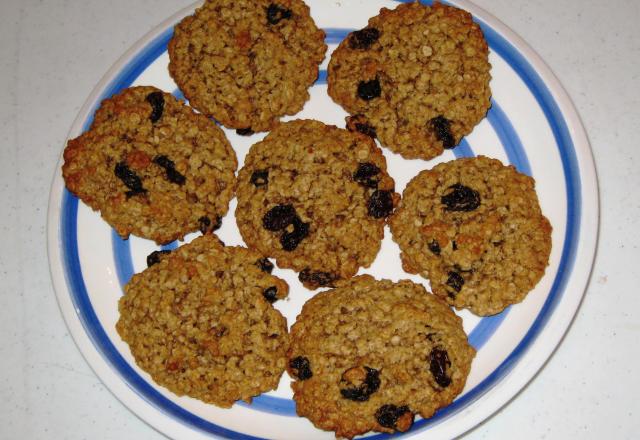 Cookies aux raisins et à la cannelle