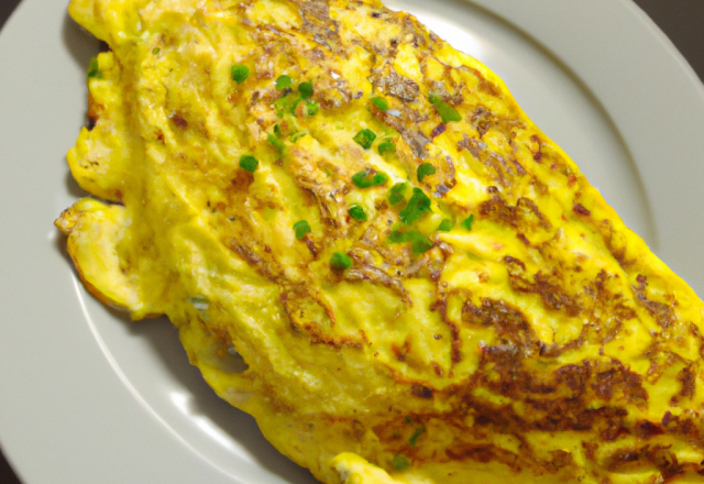 Omelette au fromage vite faite