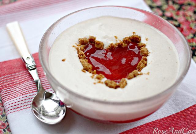 Tiramisu soupe de fraises spéculoos