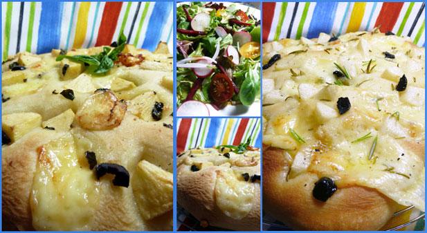 Variation de focaccia au cantal