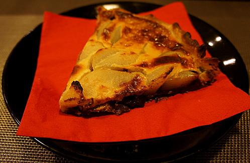 Tarte poire-chocolat-vanille