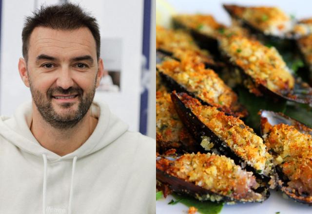 Laissez-vous tenter par la recette favorite de moules gratinées de Cyril Lignac !