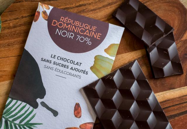 Une tablette de chocolat sans sucres ? C'est possible et on a goûté !