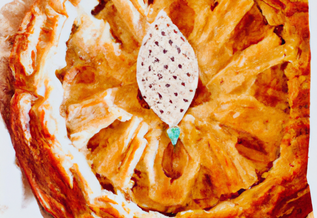 Galette des rois à la vanille