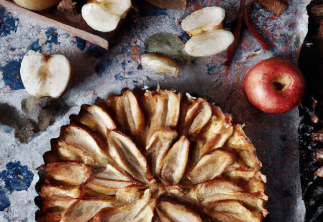 Recette traditionnelle de la tarte fine aux pommes 