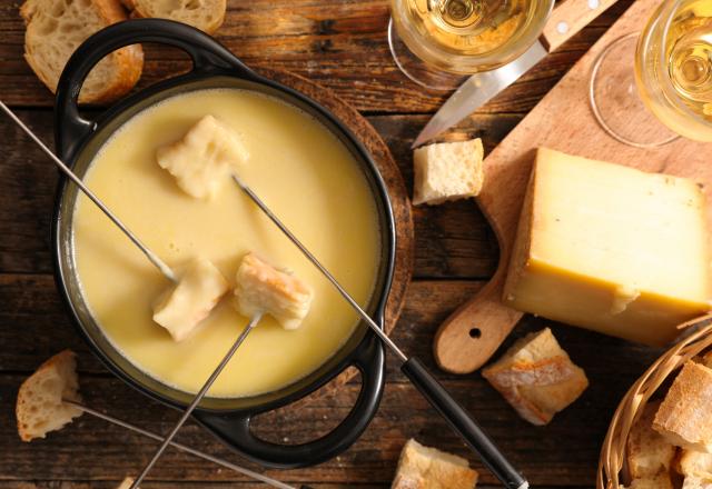 Fondue savoyarde au Marc de Savoie