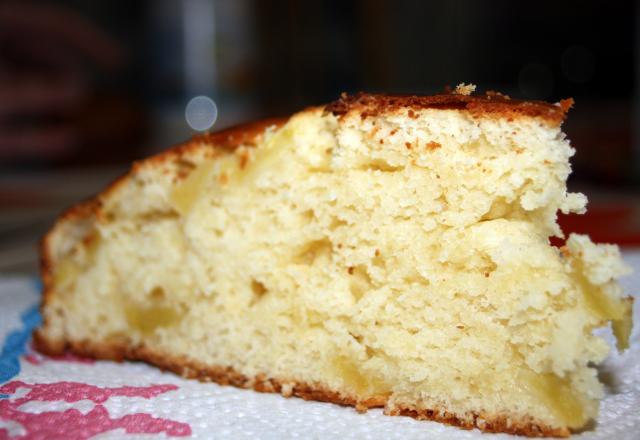 Gâteau pommes et ricotta