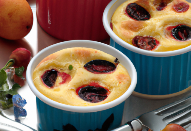 Mini-clafoutis aux Knacki ball