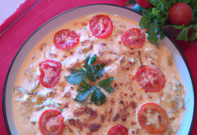 Salsifis sauce béchamel à la tomate