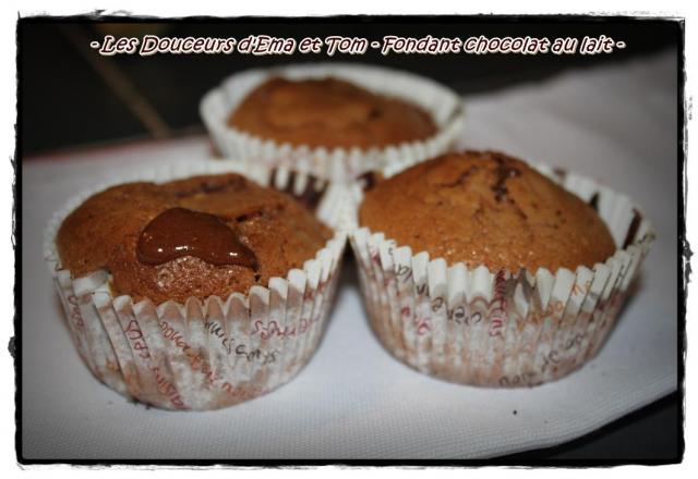 Petits fondants au chocolat au lait