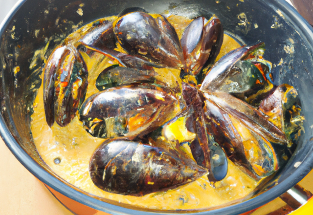 Moules à la fourme d'Ambert