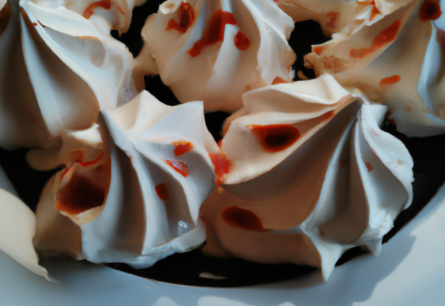 Meringues à la confiture de lait