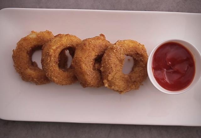 Onion rings au fromage