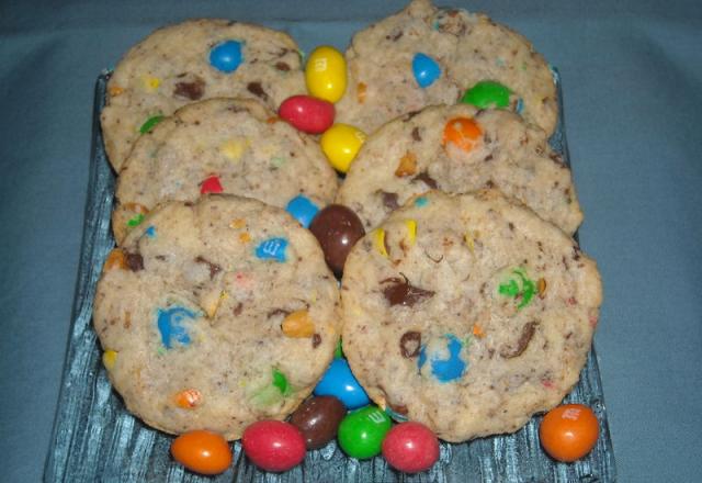 Cookies moelleux au m&ms