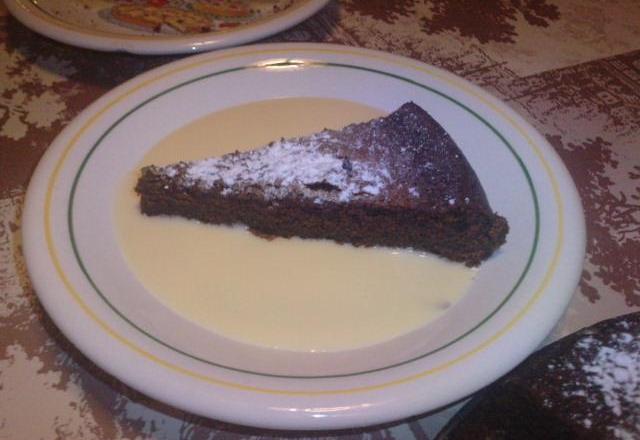 Gâteau fondant au chocolat au sucre roux