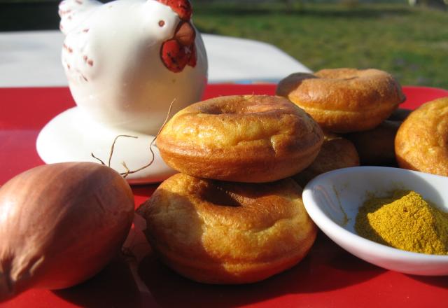 Donuts salés (avec appareil)