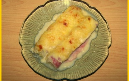 Poireaux au jambon gratinés