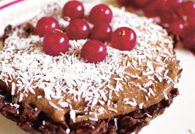 Tartelettes croustillantes à la mousse au chocolat