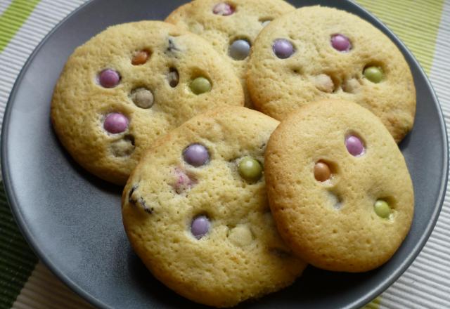 Cookies smarties raisin sec