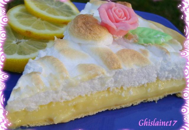 Tarte au citron meringuée facile sur pâte sablée toute faite