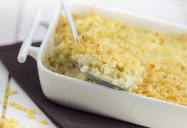 Gratin de pâtes maison