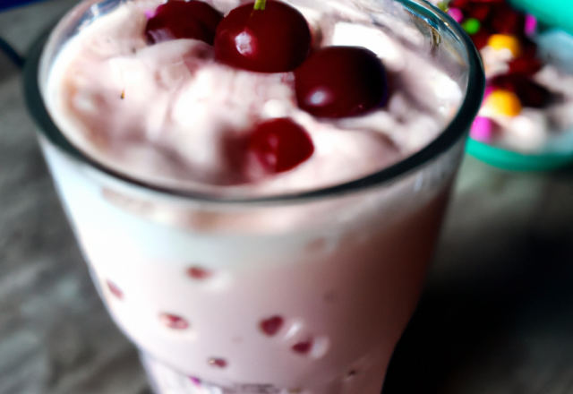 Milkshake aux cerises