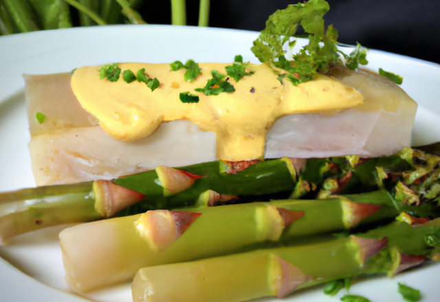 Terrine de cabillaud aux asperges vertes