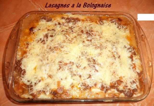 Lasagnes à la bolognaise économiques