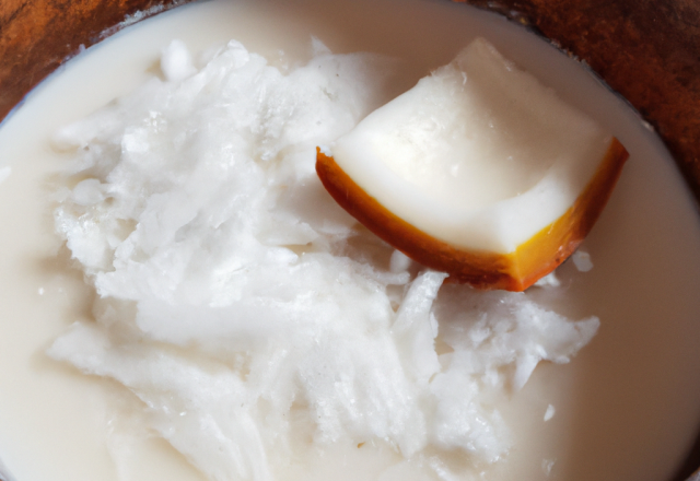 Crème renversée au lait de coco