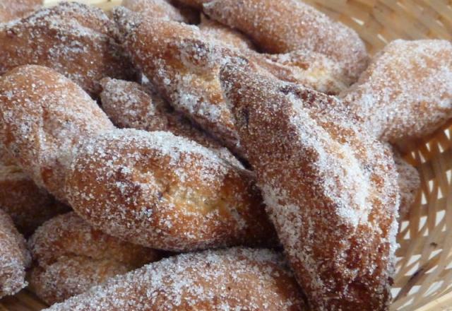 Biscuits roulés à la noix de coco