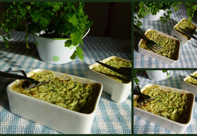 Gratin de courgettes au Cottage-cheese