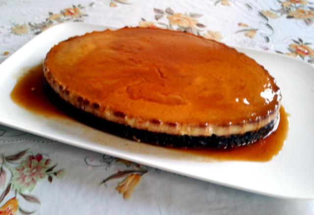 Tarte à la crème Caramel