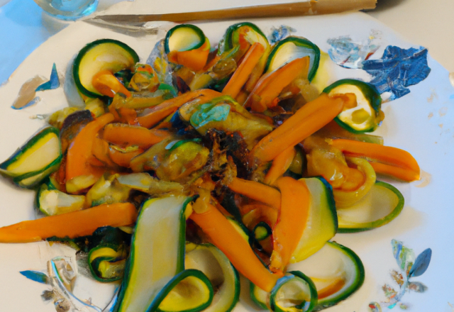 Hachis courgettes et carottes