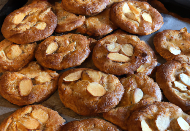 Biscuit pommes et amandes