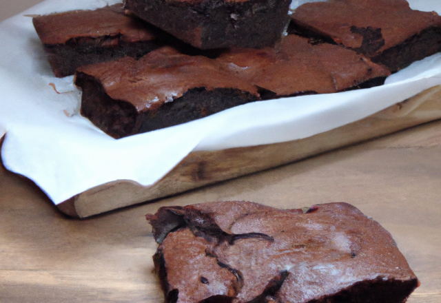 Brownies aux pommes de terre au chocolat noir