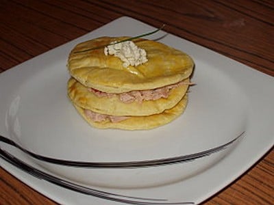 Millefeuille au thon piquants