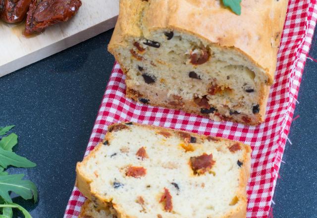 Cake au chorizo et olives à l'Etorki