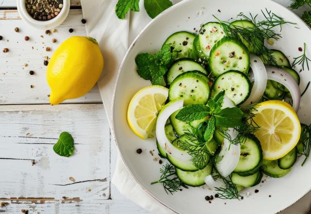 Les 10 meilleures recettes de salades à faire avec du concombre !