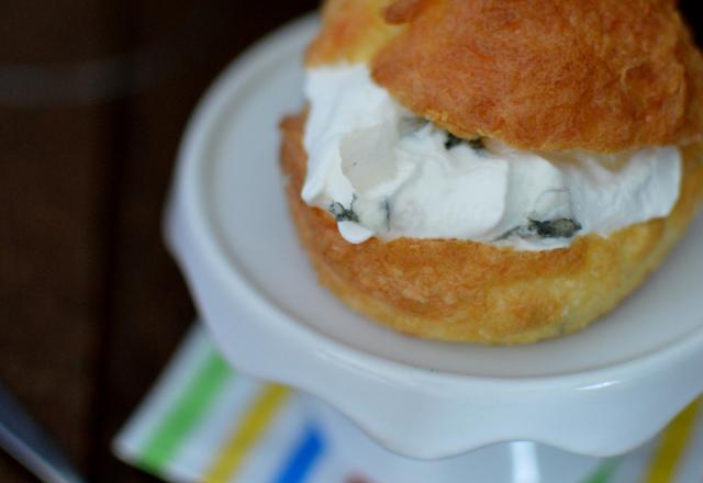 Gougères poire - roquefort