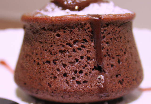 Fondant au chocolat délicat et délicieux