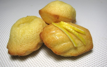 Madeleines au citron sans gluten