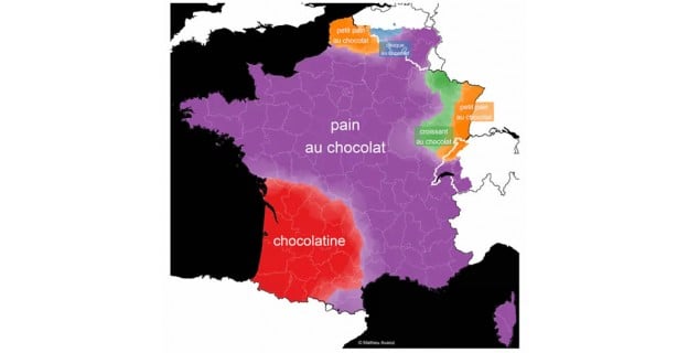 Amendement chocolatine : la carte de France qui clôt le débat