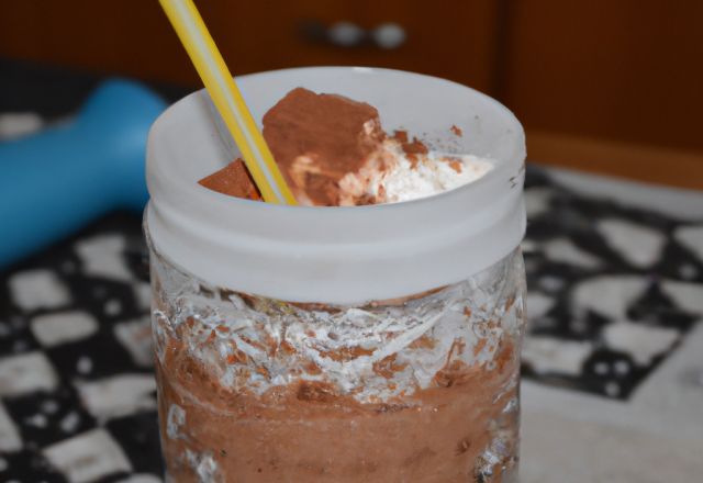 Lait frappé au chocolat