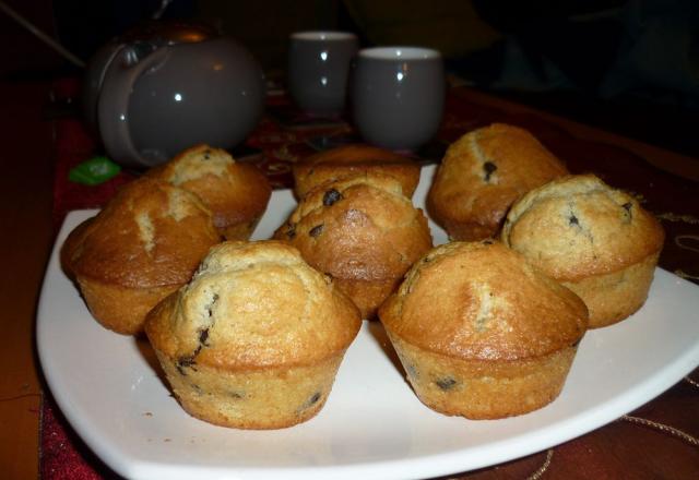 Muffins amandes et chocolat