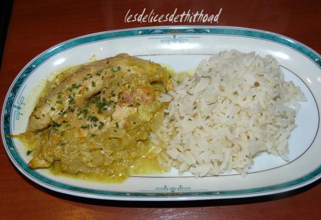 Curry de poulet à l'orange et au yaourt