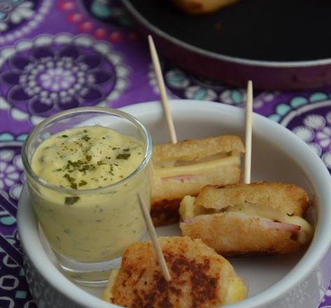 Mini Fish-burgers, sauce tartare