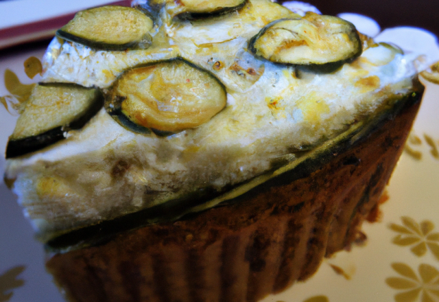 Cake à la courgette et fromage de chèvre