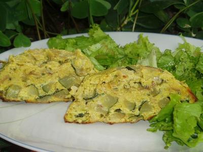 Terrine de courgette au curry