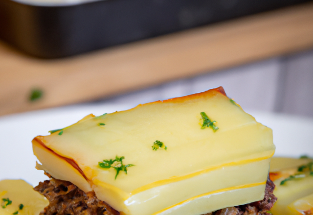 Brick viande hachée, gruyère, pommes de terre