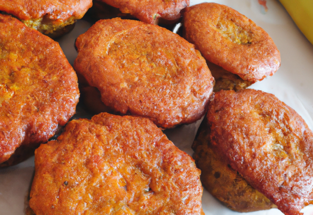 Cakes aux carottes et farine de banane plantain